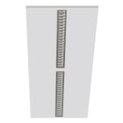 Aric - DALLE MODULO 300x1200 UGR16 25W 2CCT (3000K/4000K) 3500lm 50000h blanc et silver