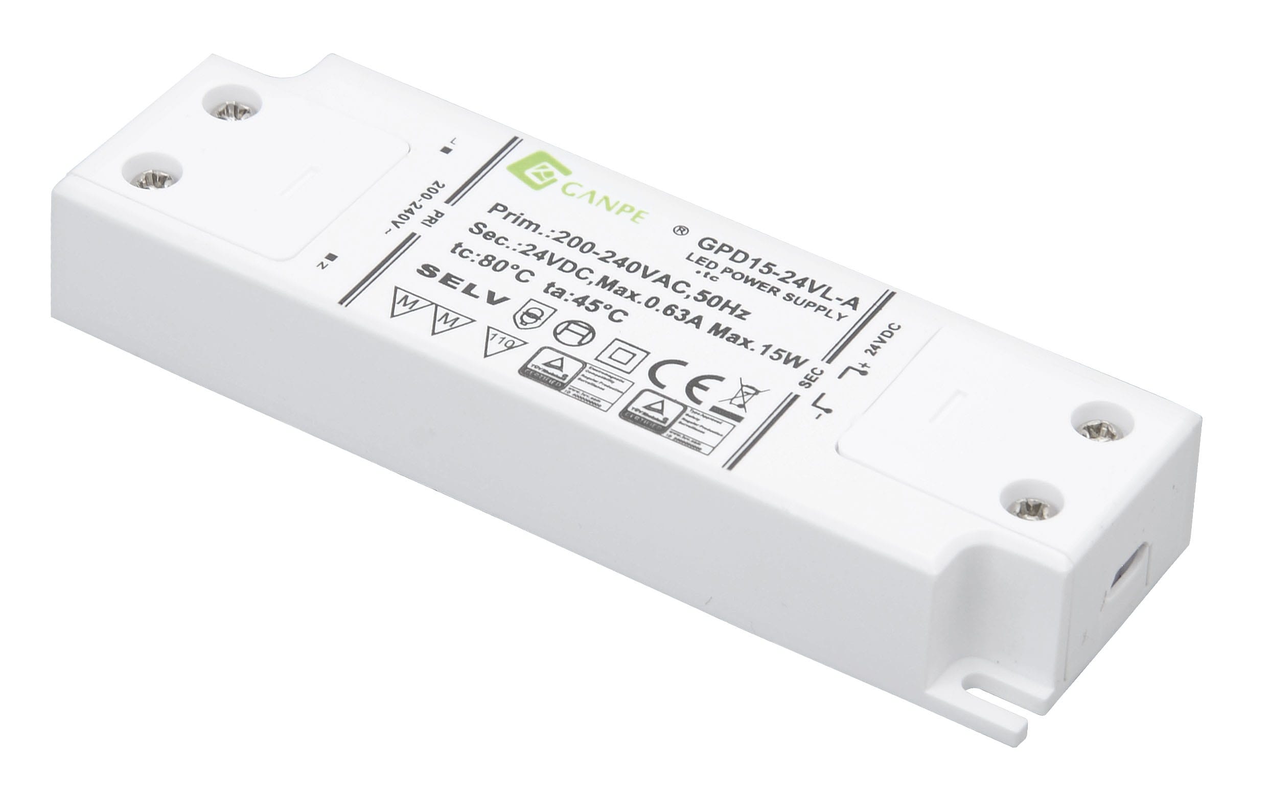 Aric - Alimentation LED 24V DC 15W IP20