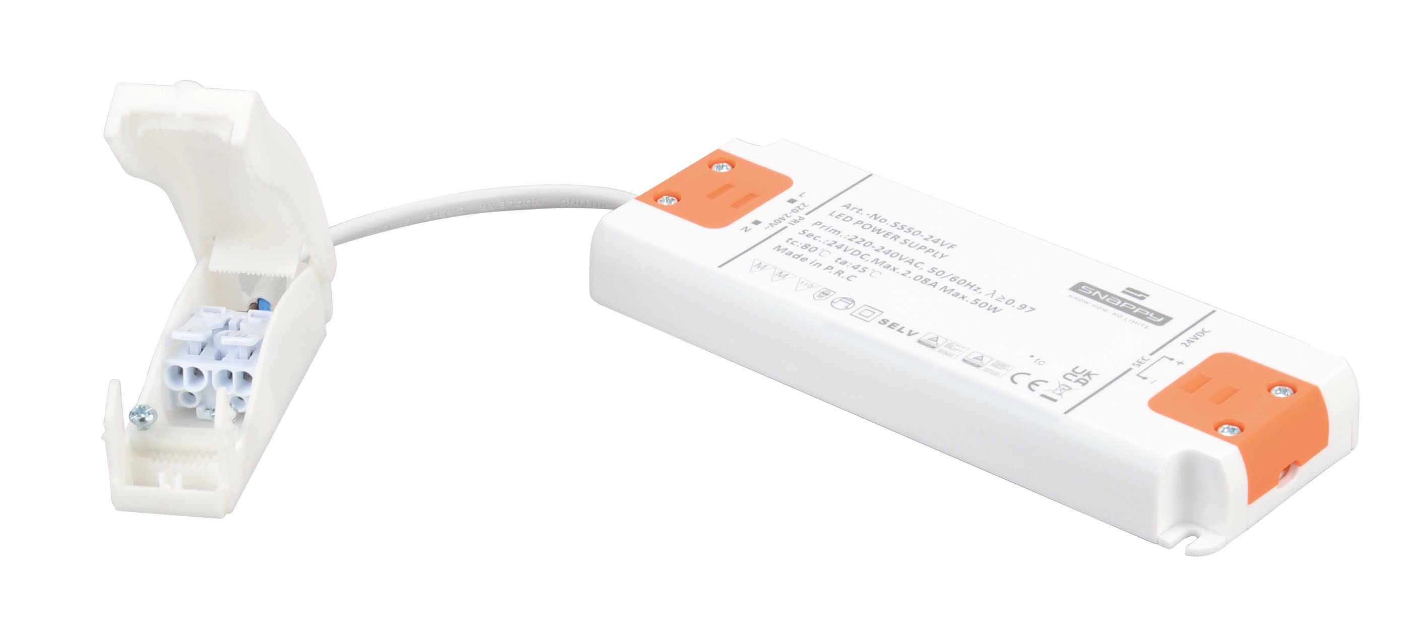 Aric - Alimentation LED 24V DC 50W IP20