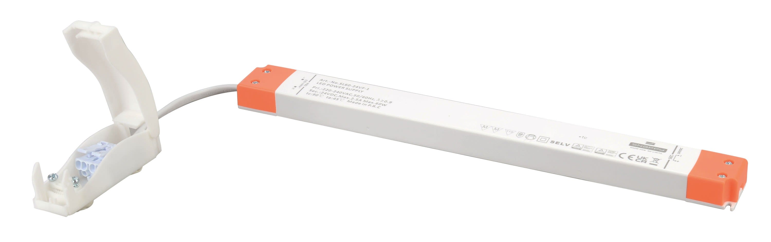 Aric - Alimentation LED 24V DC 60W IP20