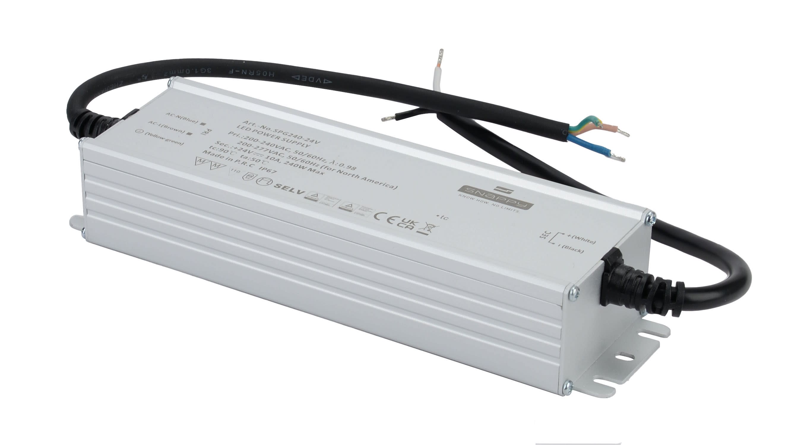 Aric - Alimentation LED 24V DC 240W IP67