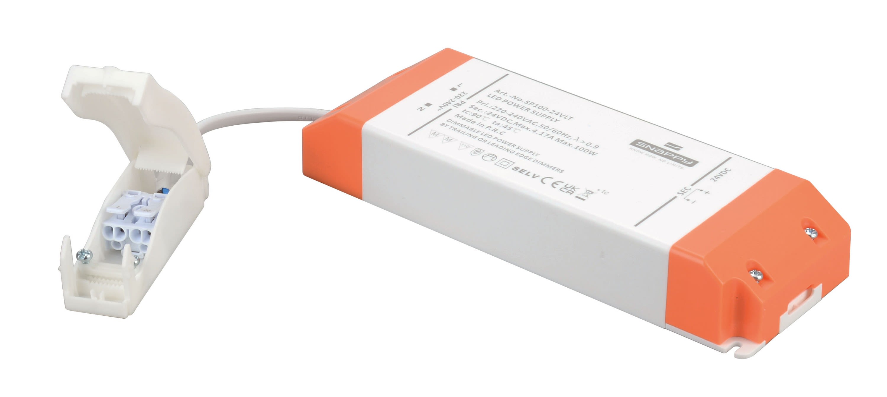 Aric - Alimentation LED 24V DC 100W IP20 Dimmable TRIAC