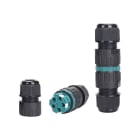 Aric - Raccord 2 câbles connecteur linéaire 5 pôles IP68