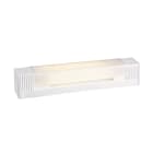 Aric - B.85L 17-Réglette S19 IP21 H.Vol a/inter+P a/lpe LED 7W 2700K 600lm incl.,opale