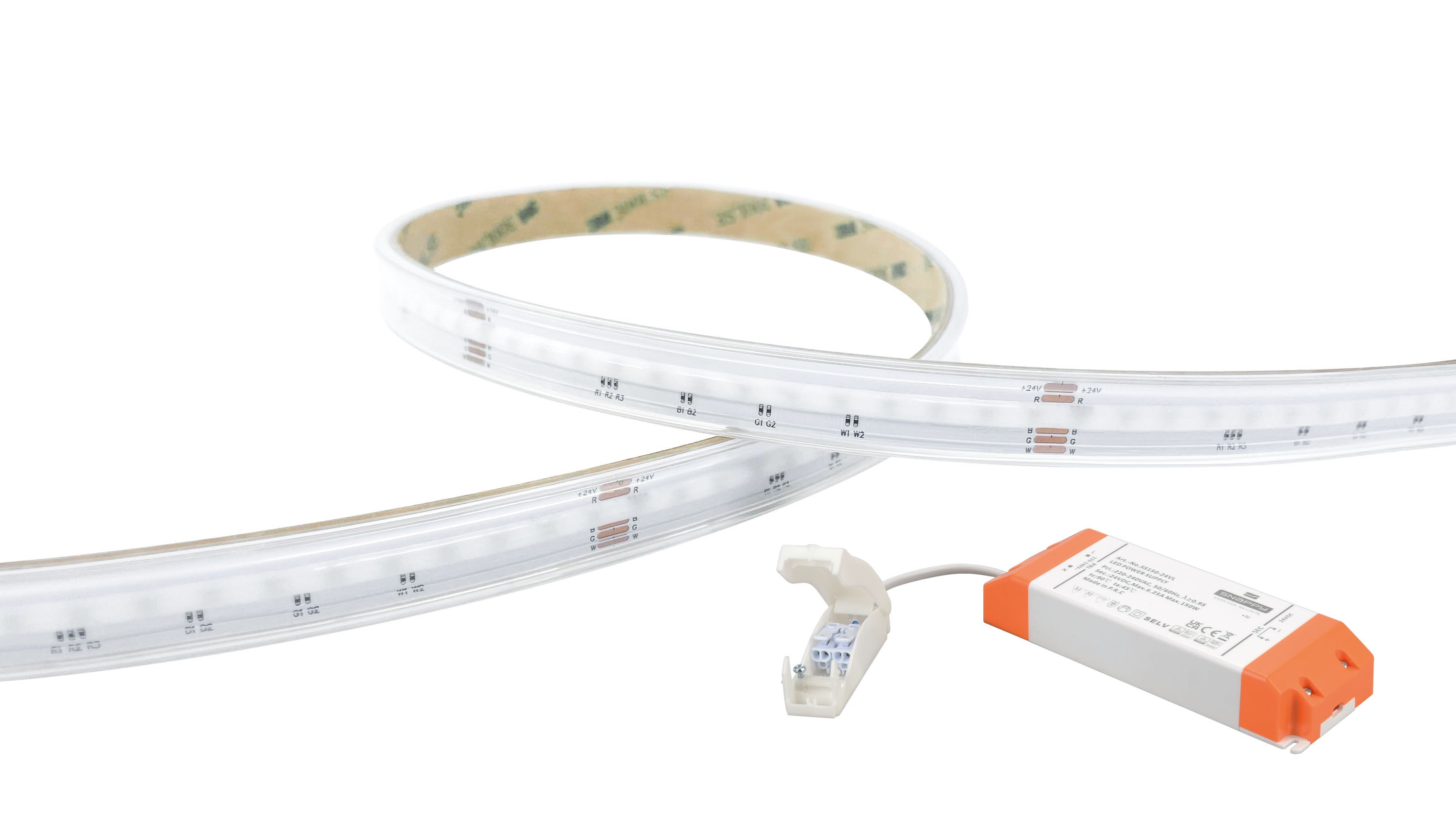 Aric - FLEXICOB RG Ruban 24V LED COB RGB + Blanc 4000K 93W 1750lm 50000h 120° IP65