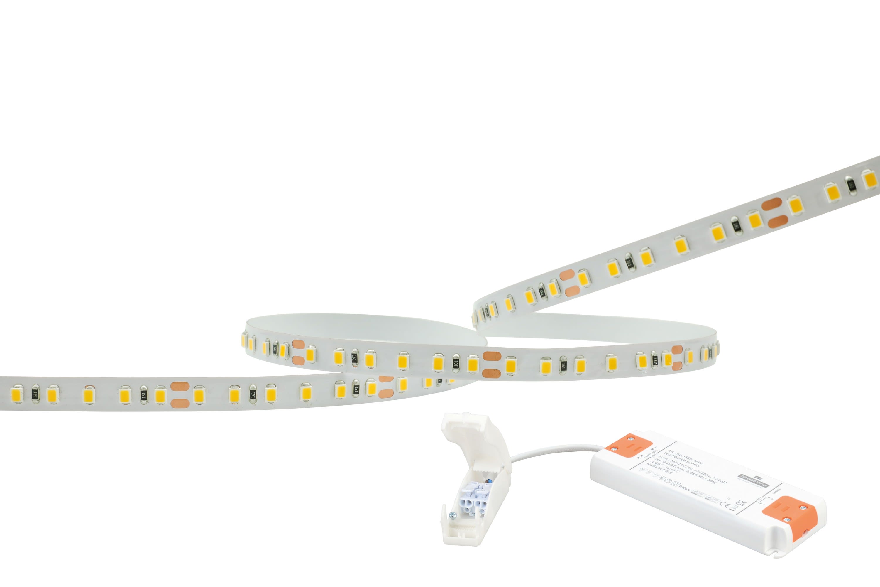 Aric - FLEX-LED 4 Ruban 24V LED SMD 3000K 26W 2050lm 30000h 120° IRC<90 repiquable