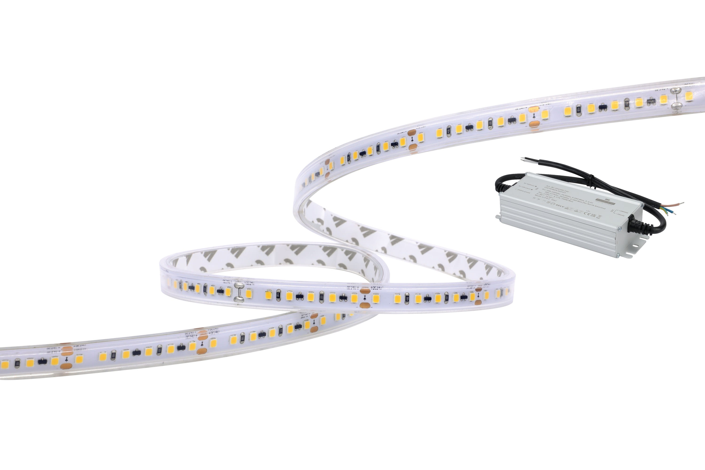 Aric - FLEX-LED 12 Ruban 24V LED SMD 3000K 63W 5750lm 30000h 120° IP65 IRC<90 driver