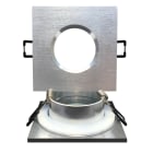 BF LIGHT - Spot encastré plafonnier Carré alu brossé - IP65 face avant