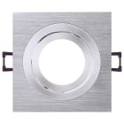 BF LIGHT - Spot GU10 orientable 30° alu brosse carre diam 75mm