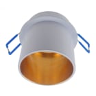 BF LIGHT - Spot GU10 Rond - Basse luminance blanc mat + finition or - IP20