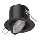 BF LIGHT - Spot 6W orientable noir RT2012/BBC/RE2020/Anti Feu - 4CCT