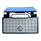 BF LIGHT - Applique / projecteur mobile solaire noire 3000°K -à détection - 1200Lm 3 modes