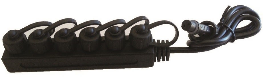 BF LIGHT - Boîtier 6 connections - 4 PIN RGB - Deck Plug & Play DC12V - IP68