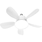 BF LIGHT - Luminaire Ventilateur E27 télécommandé 3CCT 3000°K/4000°K/6500°K 13W 2000 Lm