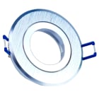 BF LIGHT - Spot encastré plafonnier orientable 30° - Rond alu brossé