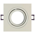 BF LIGHT - Spot encastré plafonnier orientable 30° - Carré blanc mat