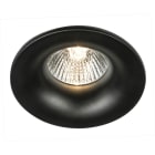 BF LIGHT - Spot encastré plafonnier Rond noir mat source en retrait - IP65/RT2012