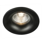 BF LIGHT - Spot encastré plafonnier Rond noir mat source en retrait - IP65/RT2012