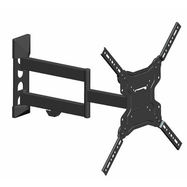 FINDIS Nord Est - SUPPORT MURAL 2 BRAS INCLINABLE, ORIENTABLE AVEC DOUBLE DEPORT - VESA