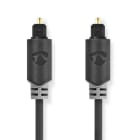 FINDIS Nord Est - Câble audio optique | TosLink Male | TosLink Male | 1.00 m | Rond | PVC