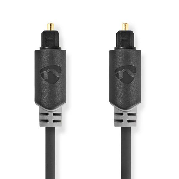 FINDIS Nord Est - Câble audio optique | TosLink Male | TosLink Male | 2.00 m | Rond | PVC