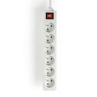 FINDIS Nord Est - BLOC 6 PRISES AVEC INTERRUPTEUR Type E (CEE 7/6) | 1.50 m | 3680 W | 16