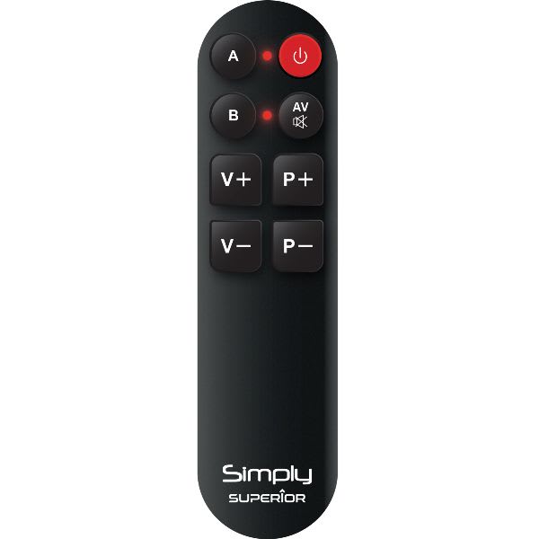 FINDIS Nord Est - Télécommande universelle simplifiée à grosses touches 2 appareils (copi