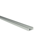 Europole - Profil MICRO-ALU 1m aluminium anodisé. Pour installation bandeau LED.