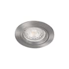 Europole - Spot BE BETTER - 1/4 de tour GU10 rond fixe, alu brossé IP44