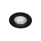 Europole - Spot BE BETTER - 1/4 de tour GU10 rond fixe, noir IP44