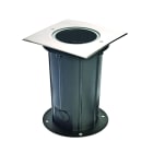 Europole - DEEP LIGHT 173 orientable - 230 carré inox brossé 3000K 570lm 6x1,2W 30°