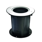 Europole - DEEP LIGHT 250 orientable - 230 rond inox brossé 3000K 1389lm 12x1,5W 30°