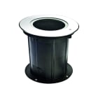 Europole - DEEP LIGHT 250 fixe - 230 rond inox brossé 2000K 2205lm 25x1W 30°