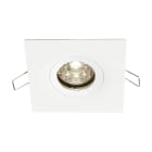 Europole - Spot BE BEST DESIGN GU10 carré fixe, blanc mat IP65