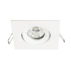 Europole - Spot BE BEST DESIGN GU10 carré orientable, blanc mat IP65