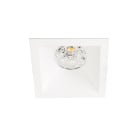 Europole - Spot DECO GU10 carré 1 tête fixe, blanc mat IP20