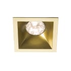 Europole - Spot DECO GU10 carré 1 tête fixe, doré IP20