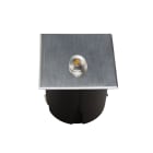 Europole - SET'IN 5 carré fixe inox brossé 3000K 2W 0/80° IP65