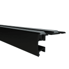 Europole - Nez de marche STEP 3,01m noir anodisé. Pour installation bandeau LED.