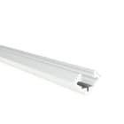 Europole - Profil 45-ALU 1m blanc anodisé. Pour installation bandeau LED.