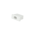 Europole - Embout avec passage de câble MICRO-ALU blanc