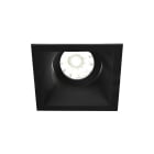 Europole - Spot DECO GU10 carré 1 tête orientable, noir mat IP20