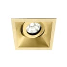 Europole - Spot DECO GU10 carré 1 tête orientable, doré IP20