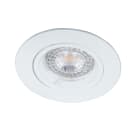 Europole - Spot RTIGHT GU10 rond fixe, blanc mat IP20
