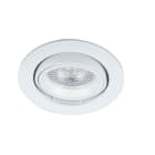 Europole - Spot RTIGHT GU10 rond orientable, blanc mat IP20