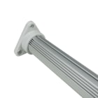 Europole - Supports muraux (x2) en aluminium profil DRESS