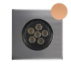 Europole - ZEPH 3 SLIM - 230 carré bronze non percée 4000K 814lm 6x2W 30°