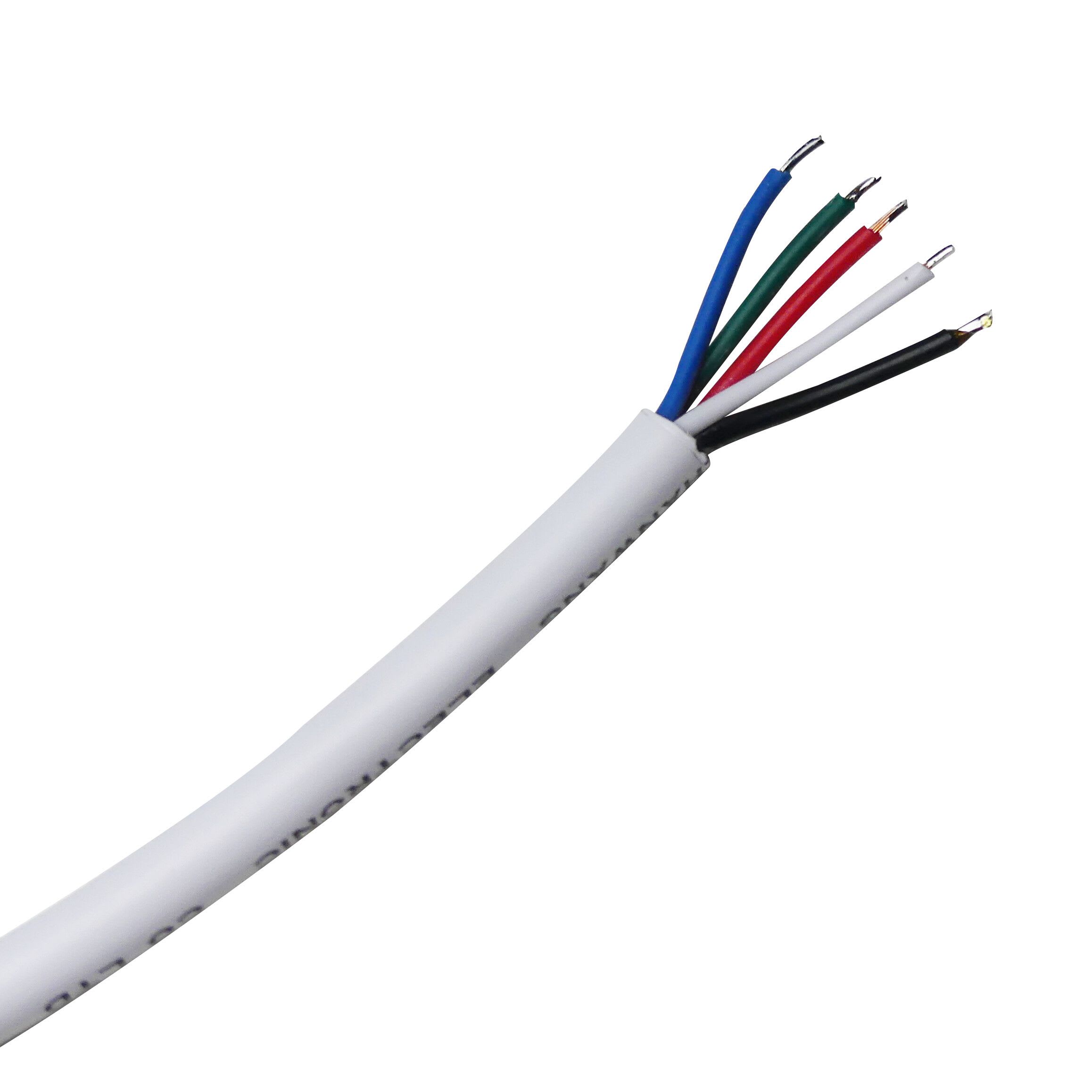 Europole - LINK : Câble 1m HO3VV-F 5x0,25mm² pour linéaire LED