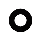 Europole - Collerette LED'UP UNIVERSAL ronde noir mat fixe