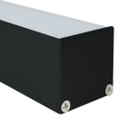 Europole - Embout sans passage de câble BLADE noir diffuseur plat.